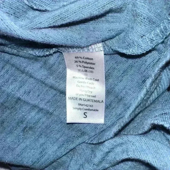 Lularoe Dress for Women Size S Blue & Orange / High Low Design/ Short Sleeve - Picture 9 of 12